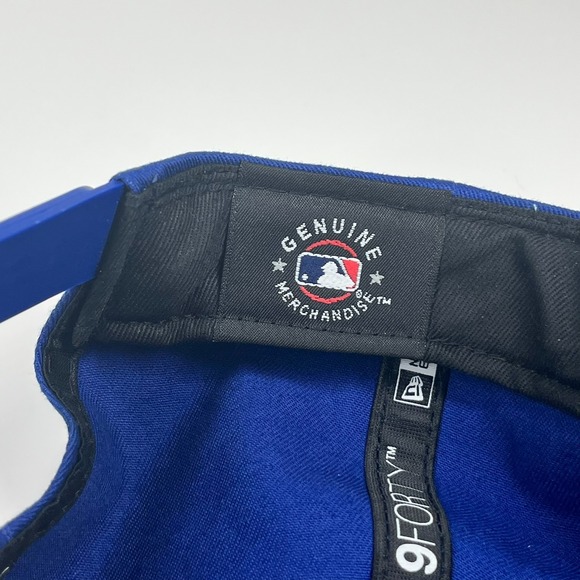 Chicago Cubs New Era 9Forty Baseball Hat Cap Adjustable Snapback Blue MLB - Picture 9 of 14